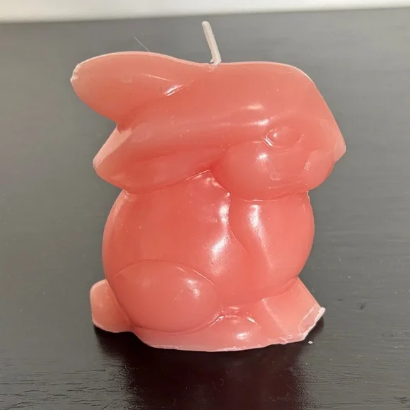 Pink Bunny Candle - Picture 1 of 3